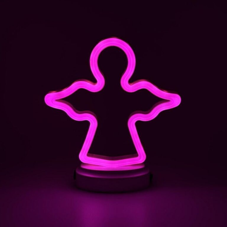 چراغ نئونی مدل فرشته