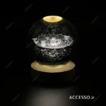 شبخواب گوی کریستال مدل منظومه شمسی