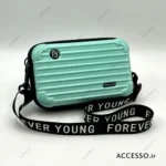 کیف چمدونی سبز پاستیلی