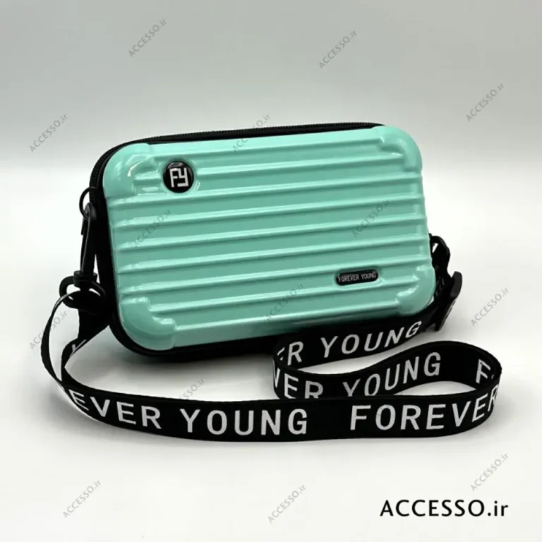 کیف چمدونی سبز پاستیلی