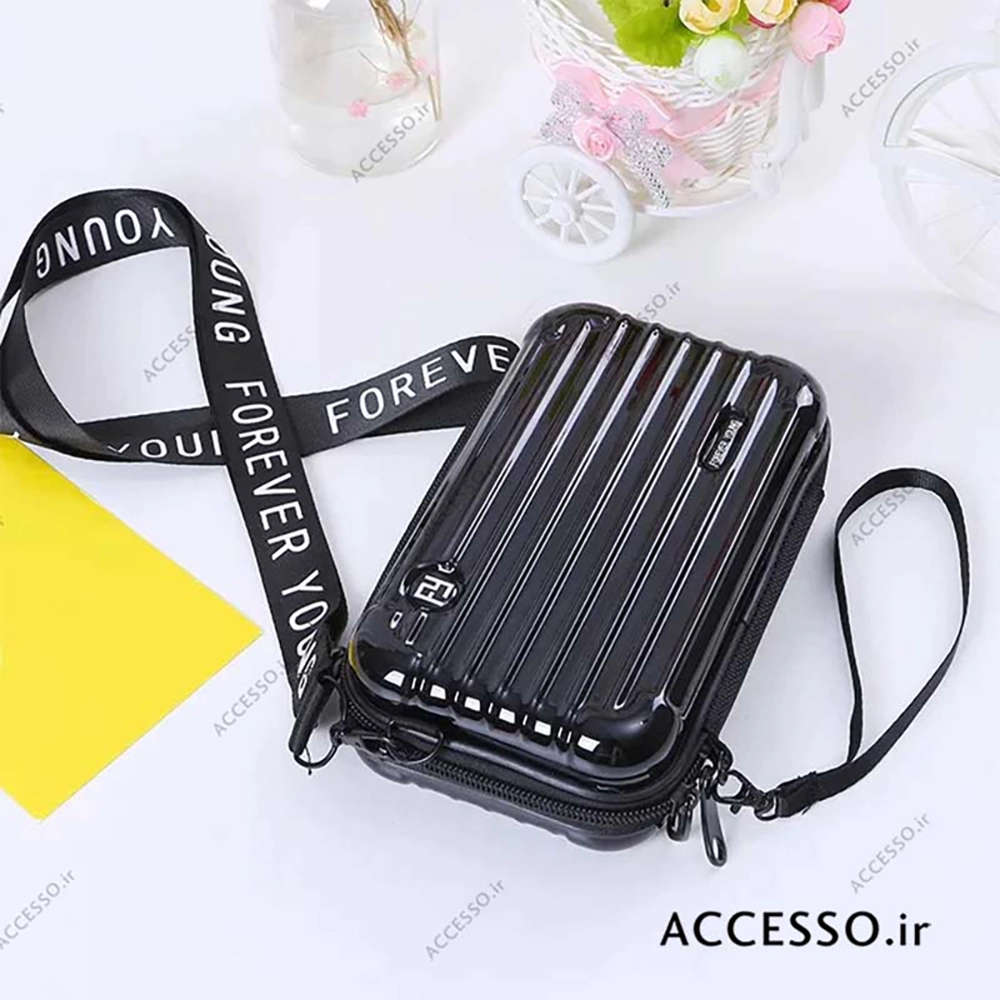 کیف چمدونی مشکی