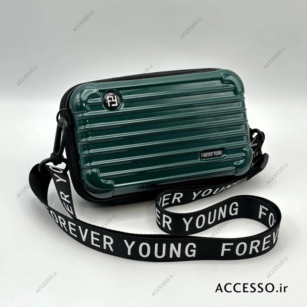 کیف چمدانی سبز تیره