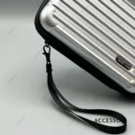 کیف چمدانی نقره ای